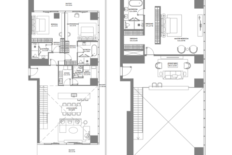 Пәтер Dubai Harbour, Дубай, БАӘ-да 1 жатын бөлме, 101 м² № 689984 - фото 6