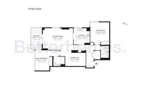 Lakás itt: Dubai Marina, EAE, 2 hálószoba, 158.4 m², azonosító: 749489 - fénykép 28