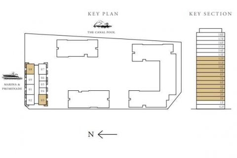 Byt v SEASCAPE v Dubai, SAE 2 ložnice, 129 m² Č.: 637244 - fotografie 4