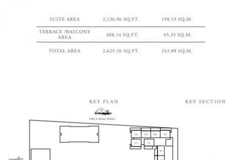 Apartemen di SEASCAPE di Dubai, UEA 3 kamar tidur, 243 m2 nomor 637243 - foto 7