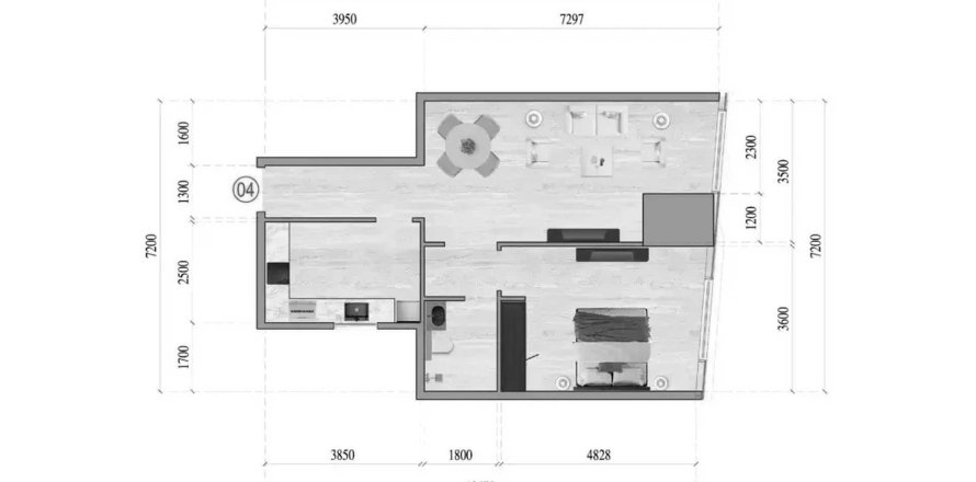 Appartement à Al Khan, Sharjah, EAU: 1 chambre, 71.8 m2 № 717492