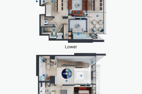 Купить квартиру в Дубай Марина, ОАЭ 1 комната, 37м2, № 690130 - фото 10