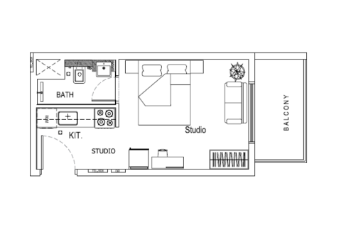 Apartmen di Jumeirah Village Circle, Dubai, UAE 1 bilik, 103 meter persegi № 732471 - foto 6