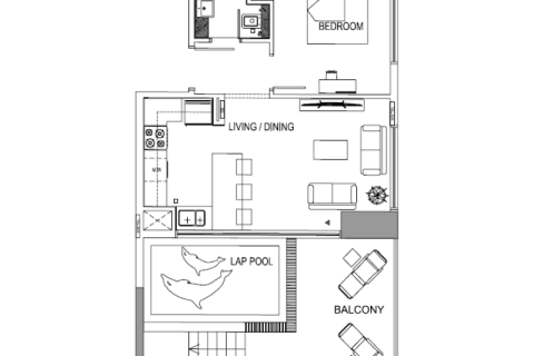 Apartmen di Jumeirah Village Circle, Dubai, UAE 1 bilik, 103 meter persegi № 732471 - foto 9