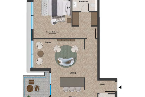 Apartamento en venta en Dubai Sports City, Dubai, EAU 1 habitación, 38 m2 № 732470 - foto 6
