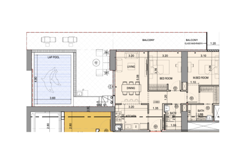 Appartement te koop in Jumeirah Village Circle, Dubai, VAE 1 slaapkamer, 58 vr.m., nr 732473 - foto 6