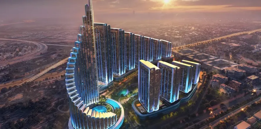 Apartemen di Dubai, UEA 35 m2 nomor 701198