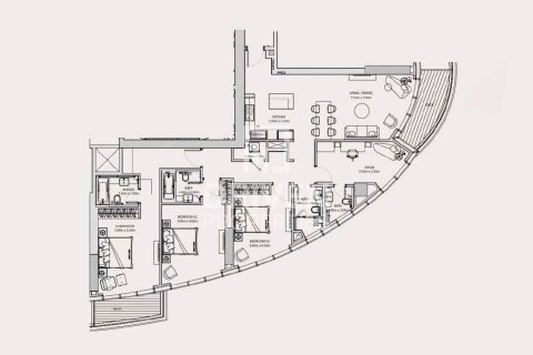 Byt v Downtown Dubai (Downtown Burj Dubai), SAE 3 ložnice, 190 m² Č.: 683218 - fotografie 13