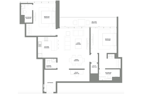 Byt v Jumeirah Lake Towers, Dubai, SAE 1 ložnice, 73 m² Č.: 689854 - fotografie 7