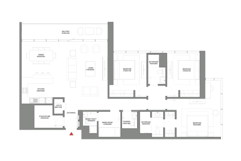 Byt v Jumeirah Lake Towers, Dubai, SAE 1 ložnice, 73 m² Č.: 689854 - fotografie 8