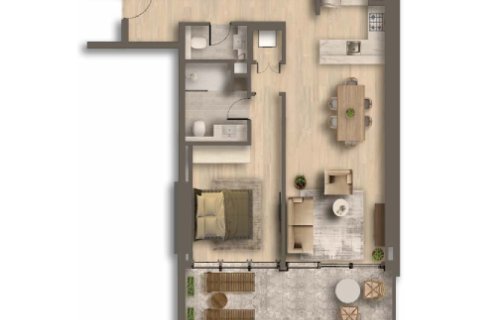 Apartemen di Business Bay, Dubai, UEA 1 kamar tidur, 39 m2 nomor 689836 - foto 4