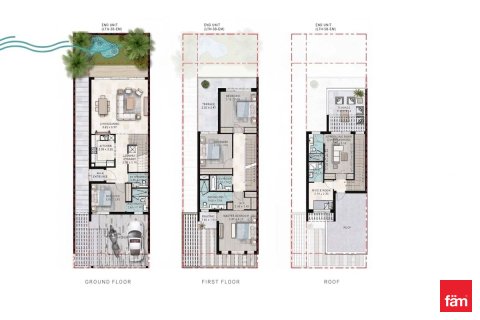 Kaupunkipientalo Dubai, Arabiemiraatit 5 makuuhuonetta, 298.5 m2 № 721054 - kuva 11