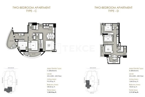 Dúplex en venta en Dubai Marina, Dubai, EAU 5 dormitorios, 862 m2 № 758128 - foto 30