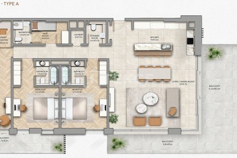 Apartamento en venta en Yas Island, Abu Dhabi, EAU 3 dormitorios, 269 m2 № 758126 - foto 19
