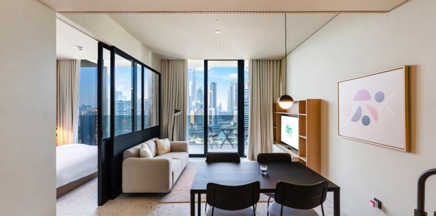 דירה ב Business Bay, Dubai, איחוד האמירויות 1 חדר שינה, 59.9 מ"ר מספר 713813