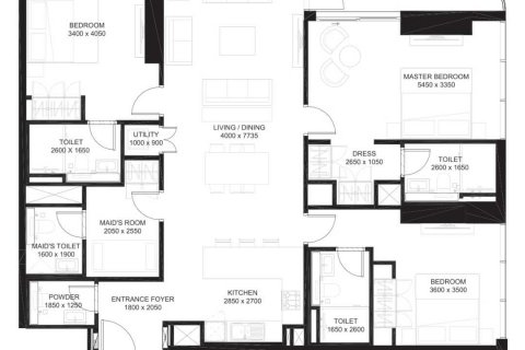Apartment in THE CREST GRANDE in Mohammed Bin Rashid City, Dubai, UAE 3 bedrooms, 198 sq.m. № 637437 - photo 3