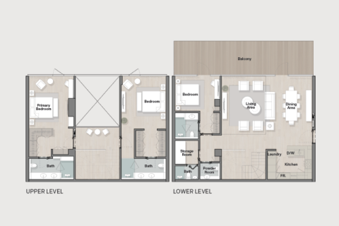 Ras Al Khaimah, BAE’de satılık daire 1 oda, 43 m&sup2; No 690254 - fotoğraf 18