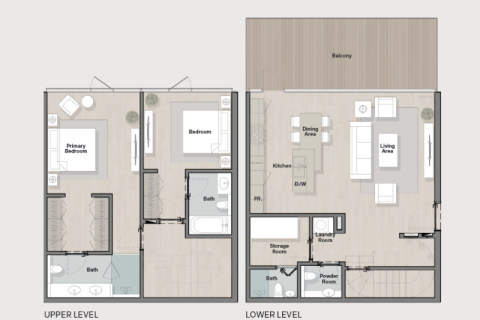 Ras Al Khaimah, BAE’de satılık daire 1 oda, 43 m&sup2; No 690254 - fotoğraf 17