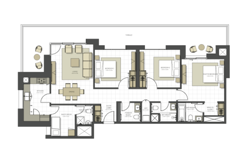 Müüa korter asukohaga Maryam Island, Sharjah, AÜE: 1 magamistoaga, 69 m² Nr 690250 - pilt 6