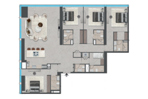 Купить квартиру в Бизнес-Бэй, Дубай, ОАЭ 1 спальня, № 690253 - фото 10