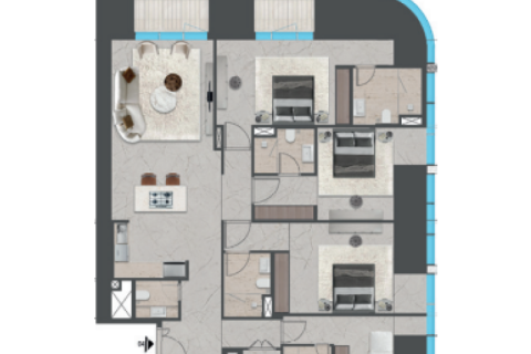 Купить квартиру в Бизнес-Бэй, Дубай, ОАЭ 1 спальня, № 690253 - фото 9