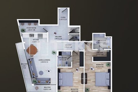 Apartman u gradu Majan, Dubai, UAE 2 spavaće sobe, 116 m2 Br. 769177 - Slika 19