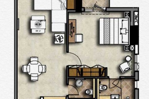 Apartment in DAMAC MAISON MAJESTINE in Downtown Dubai (Downtown Burj Dubai), UAE 1 bedroom, 82 sq.m. № 637389 - photo 4