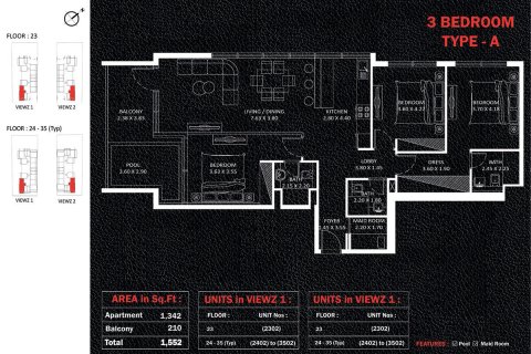 Wohnung zum Verkauf in Jumeirah Lake Towers, Dubai, VAE 1 Zimmer, 39 m2 Nr. 728632 - Foto 11