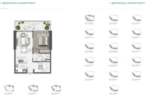 Appartamento in vendita a DAMAC Hills (Akoya by DAMAC), Dubai, EAU 1 camera da letto, 61 mq. № 728629 - foto 10