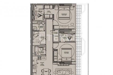Apartemen di Dubai, UEA 1 kamar tidur, 95 m2 nomor 641185 - foto 12