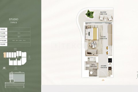 Apartment in Al Satwa, Dubai, UAE 2 bedrooms, 110 sq.m. № 712414 - photo 28