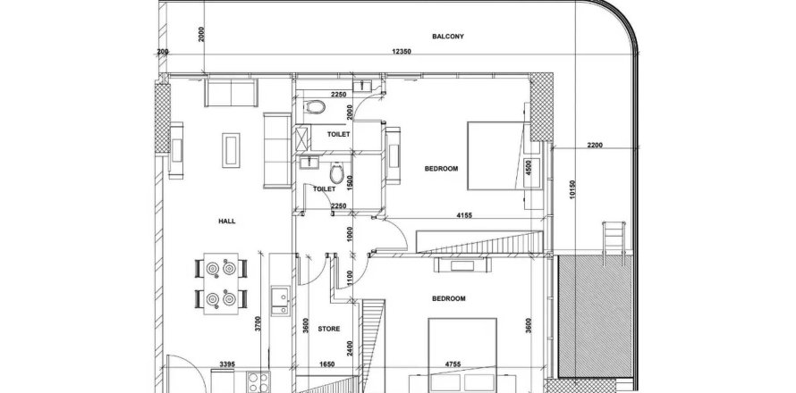 Korter asukohaga Peace Lagoons 2 asukohaga Dubai Land, AÜE: 2 magamistoaga, 128.95 m² Nr 718342
