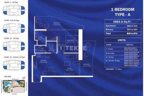 Apartment til salg i Jumeirah Village Triangle, Dubai, UAE 1 soveværelse, 87 kvm № 685800 - foto 25