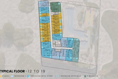 Wohnung zum Verkauf in Dubai Production City (IMPZ), Dubai, VAE 40.2 m2 Nr. 727405 - Foto 14