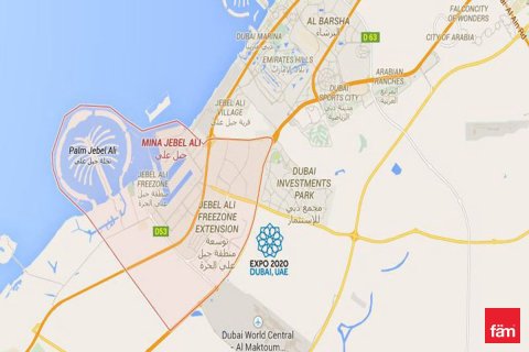 Pozemek v Jebel Ali, Dubai, SAE 968.7 m² Č.: 714301 - fotografie 10