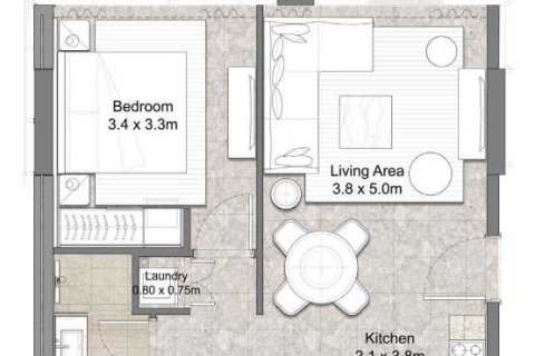 阿联酋 Dubai Dubai Hills Estate 待售 : 1 卧, 57 平方米 , 编号637146 - 照片 3