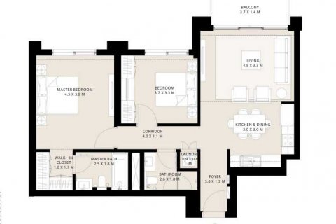 阿联酋 Dubai Dubai Hills Estate 待售 : 2 卧, 92 平方米 , 编号637152 - 照片 5