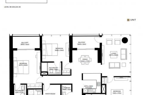 Apartamento para venda em Mohammed Bin Rashid City, Dubai, EAU 3 quartos, 163 m2 № 637414 - foto 3