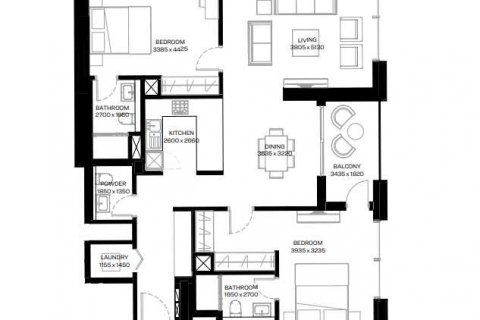 Apartment in CREEK VISTAS GRANDE in Mohammed Bin Rashid City, Dubai, UAE 2 bedrooms, 115 sq.m. № 637417 - photo 4