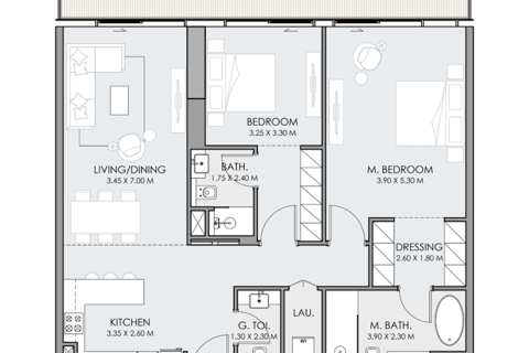 Apartman u gradu Dubai, UAE 1 soba, 38 m2 Br. 732744 - Slika 6