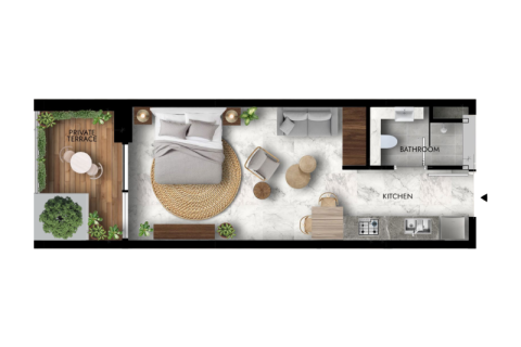 Apartamento para venda em Jumeirah Village Circle, Dubai, EAU 1 quarto, 39 m2 № 732746 - foto 2