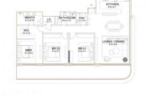 Palm Jumeirah, Dubai, BAE’de satılık daire 3 yatak odası, 236 m&sup2; No 637160 - fotoğraf 4