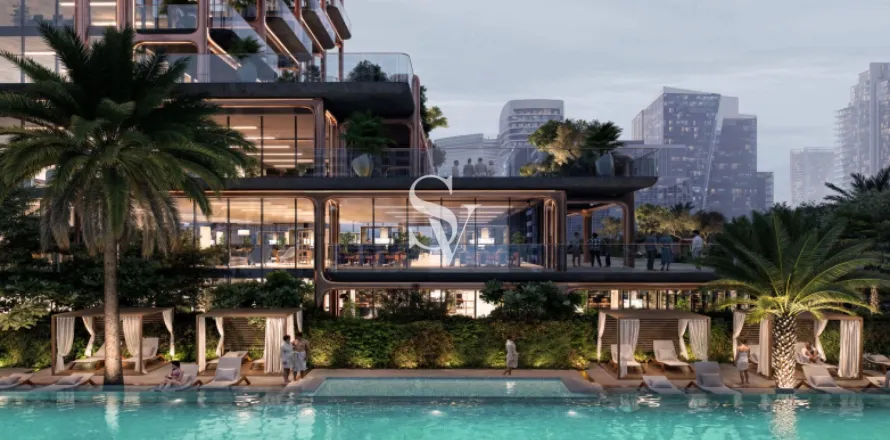 Пәтер Дубай, БАӘ-да 1 жатын бөлме, 81 м² № 686787