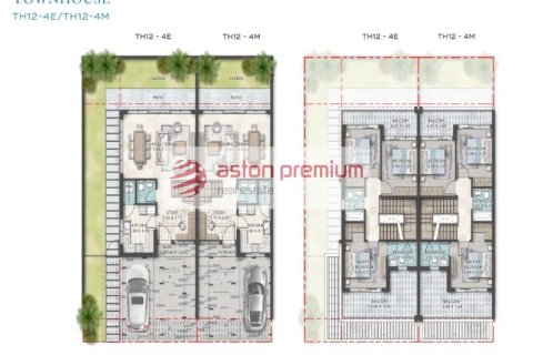 Kaupunkipientalo DAMAC Hills (Akoya by DAMAC), Dubai, Arabiemiraatit 4 makuuhuonetta, 171 m2 № 726281 - kuva 11
