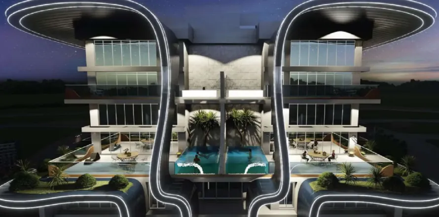 Apartemen di Jumeirah Village Circle, Dubai, UEA 1 kamar tidur, 75 m2 nomor 697348