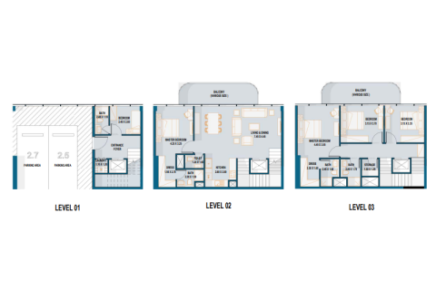 Apartment sa Al Maryah Island, Abu Dhabi, UAE 2 silid-tulugan, 151 sq.m. № 690242 - larawan 10