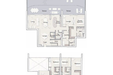 Penthouse de vânzare în Palm Jumeirah, Dubai, EAU 2 dormitoare, 153 mp.  №690247 - poză 10