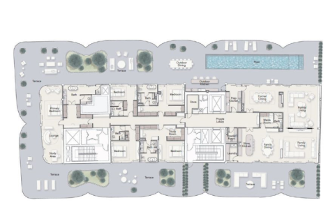 Penthouse de vânzare în Palm Jumeirah, Dubai, EAU 2 dormitoare, 153 mp.  №690247 - poză 11