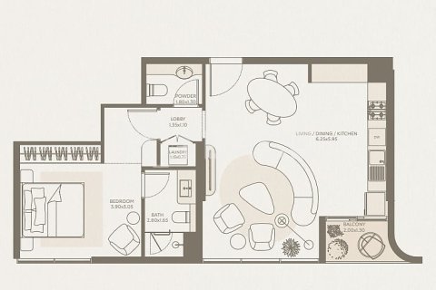 Apartment in Majan, Dubai, UAE 2 bedrooms, 101 sq.m. № 703248 - photo 20