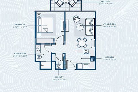 Appartement te koop in Dubai, VAE 1 slaapkamer, 69 vr.m., nr 703249 - foto 22